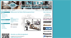 Desktop Screenshot of oeben.de